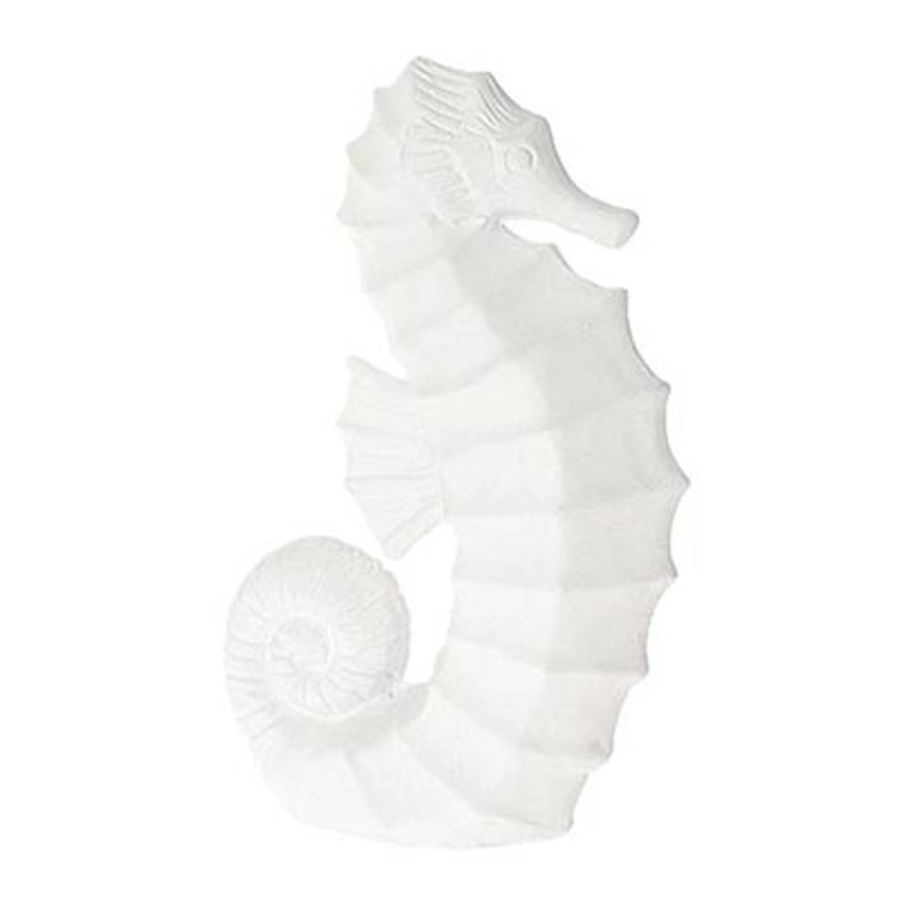 Seepferdchen weiss D19cm H28cm