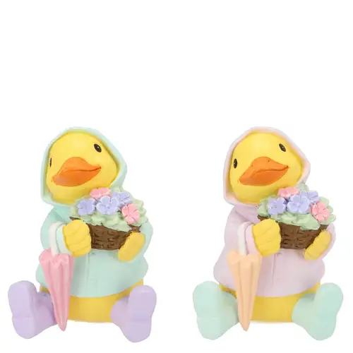 Ente Mimi mix pastel 08x07x11cm