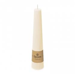 Kerze Obelisk creme D04.5cm H25cm
