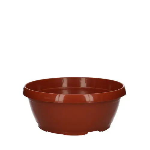 Kunststoff Schale terra D25cm H11cm