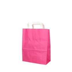 Tasche Papier rosa 22/11x28cm