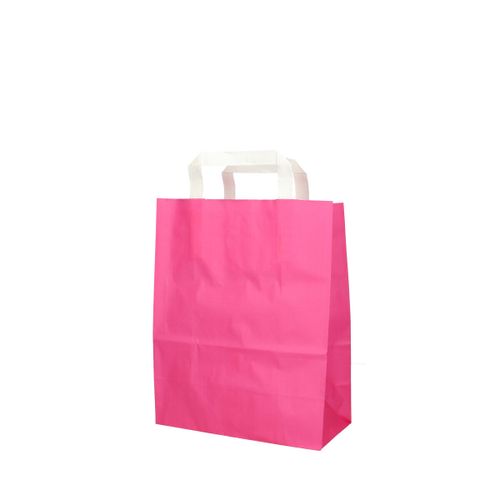 Tasche Papier rosa 22/11x28cm