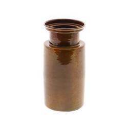 Keramik Vase Conca braun D12cm H24cm
