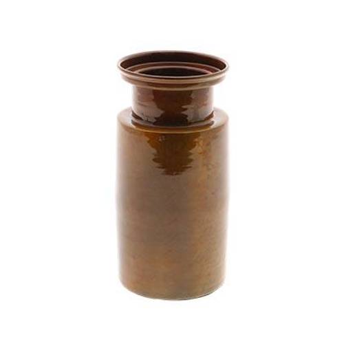 Keramik Vase Conca braun D12cm H24cm