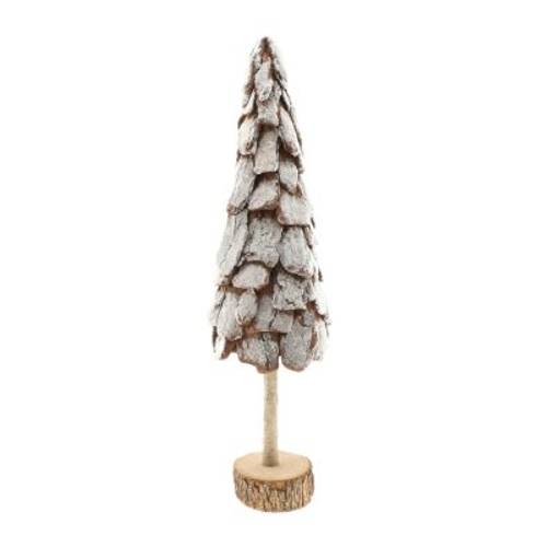 Baum Holz gefrostet D20cm H80cm