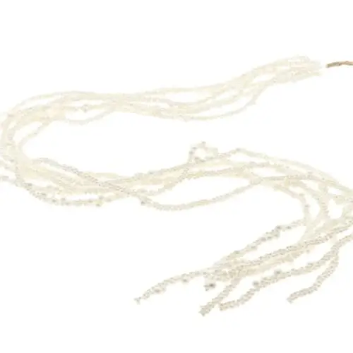 Girlande Perle weiss L140cm