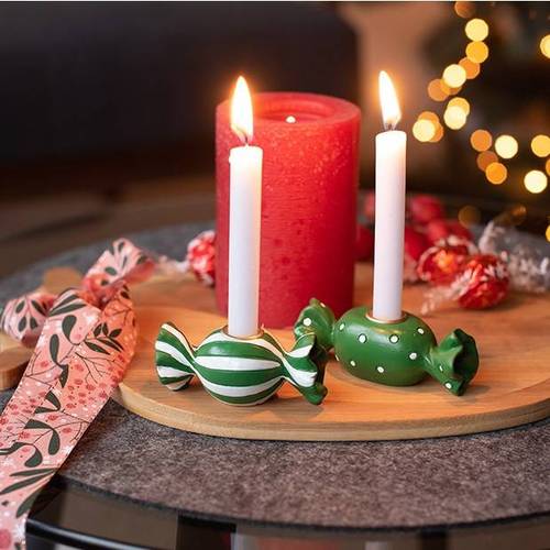 Kerzenständer Candy grün D01.2x08cm