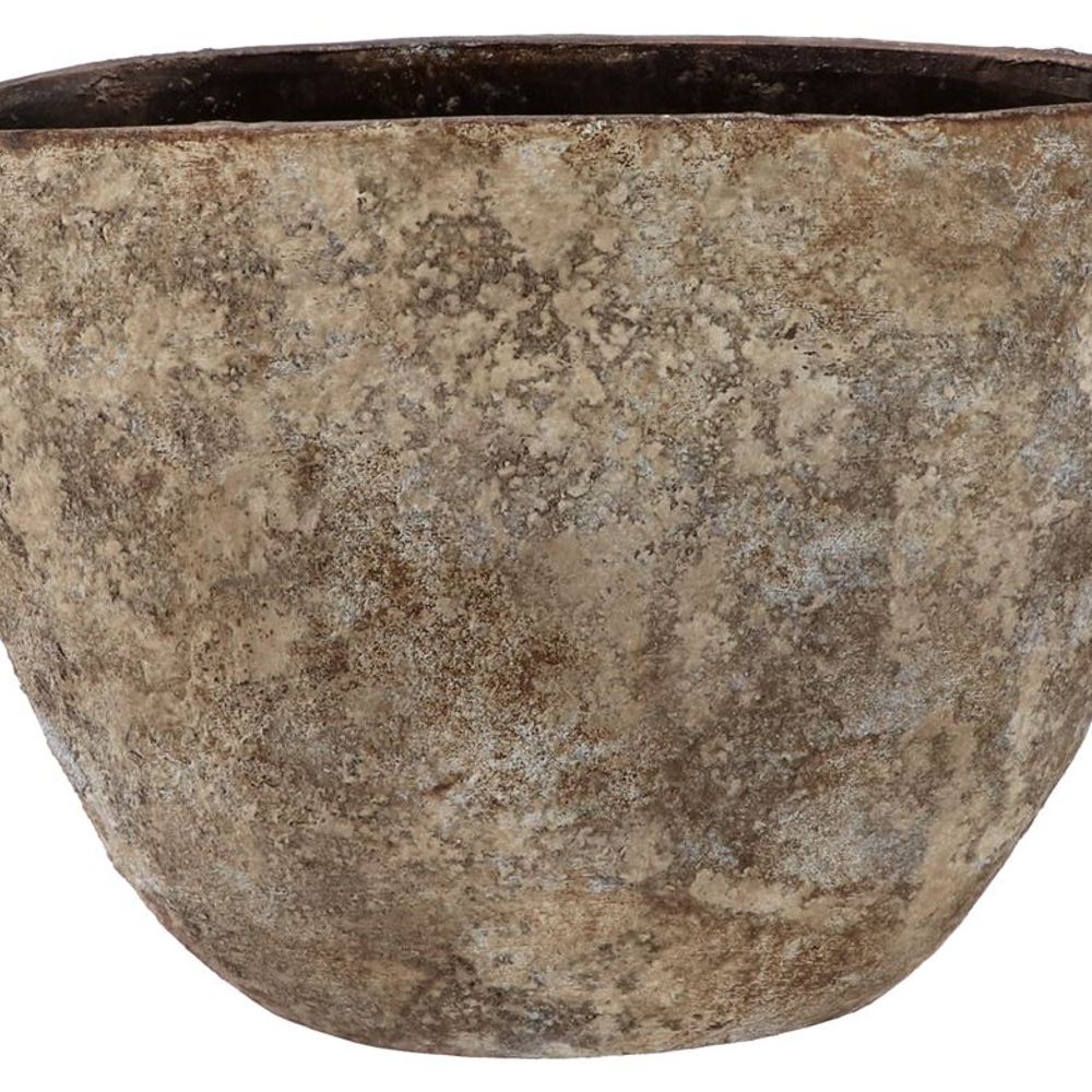 Keramik Schale Batu sand 37x15x18cm