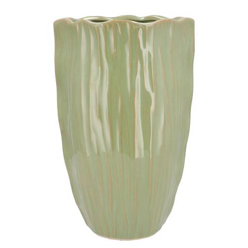 Keramik Vase Lima Long grün 25x25x45cm