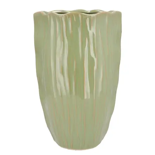 Keramik Vase Lima Long grün 25x25x45cm