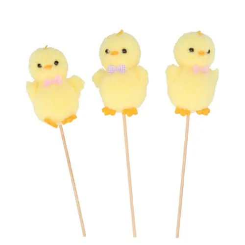 Ente auf Stab Fun mix D07cm H38cm