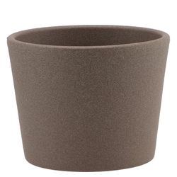 Keramik Orchidee Übertopf braun D11cm