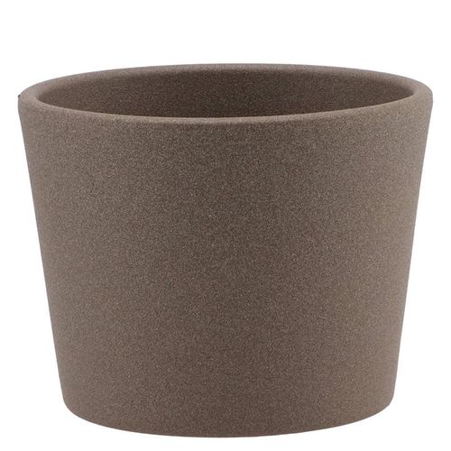 Keramik Orchidee Übertopf braun D11cm
