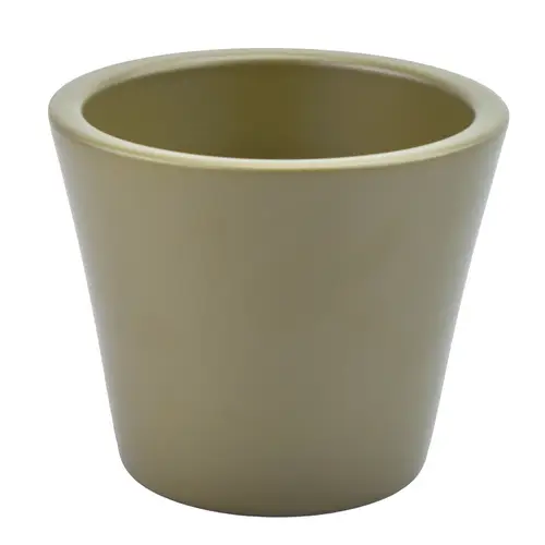 Keramik Übertopf Orchidee Glossy olive D14cm H12cm