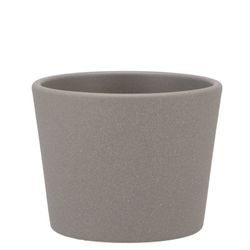 Keramik Orchidee Übertopf grau D11,5cm x H09cm