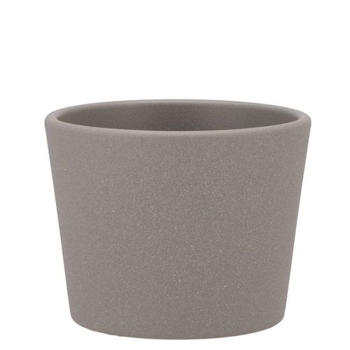 Keramik Orchidee Übertopf grau D11,5cm x H09cm