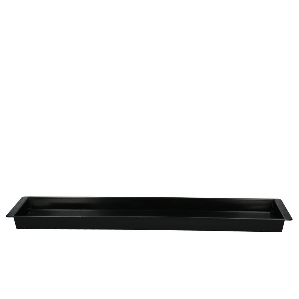 Tablett schwarz 12.5x48cm