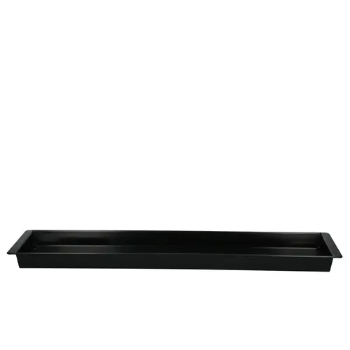 Tablett schwarz 12.5x48cm
