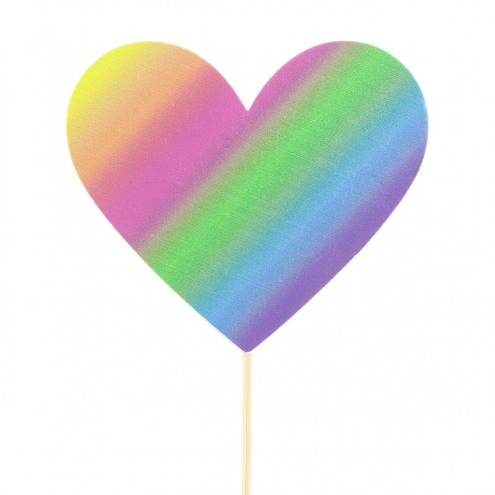 Herz auf Stab Love&Pride L50cm D06cm