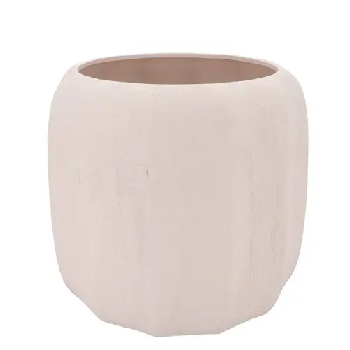Keramik Übertopf Sidney creme 31x31x26cm