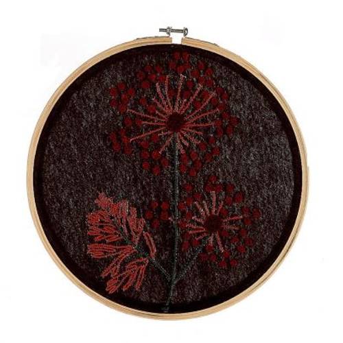 Hänger Blumen embroid mix D27cm