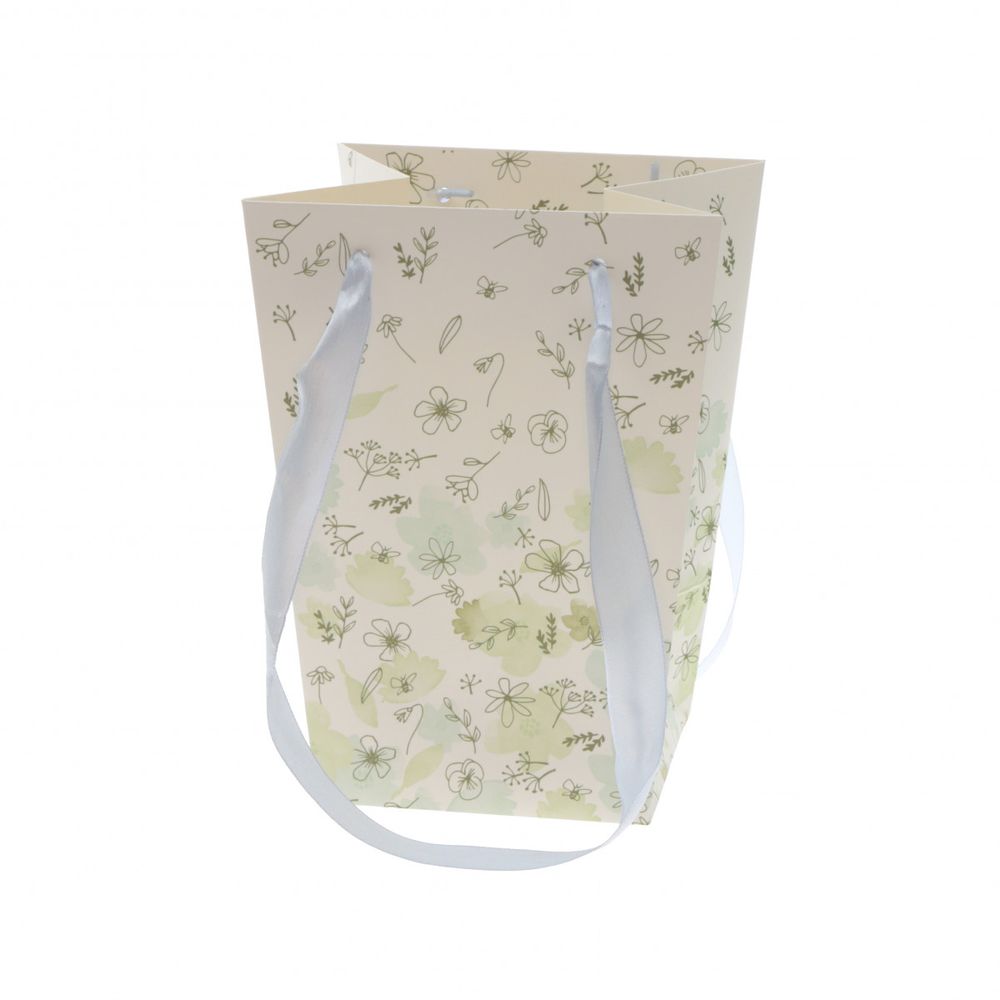 Tasche Country Romance hellblau 15x11x20cm
