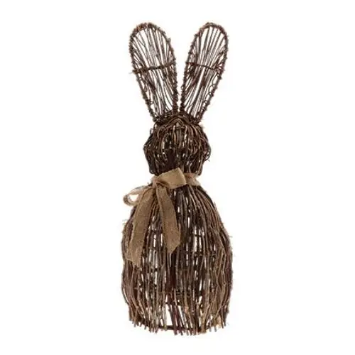 Osterhase enge Ranke natur D36cm H100cm