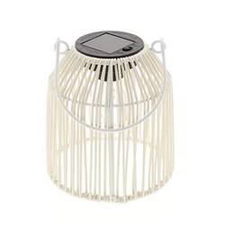 Laterne Rayne solar weiss D14cm H15cm