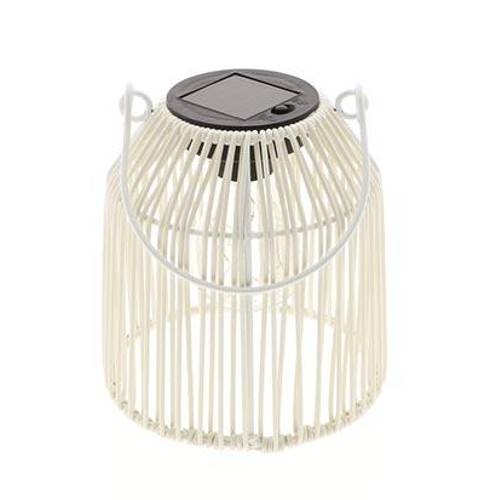 Laterne Rayne solar weiss D14cm H15cm