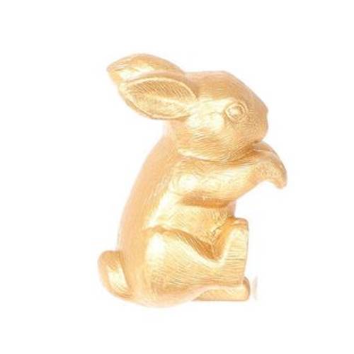 Osterhase Morsy gold D08cm H06cm