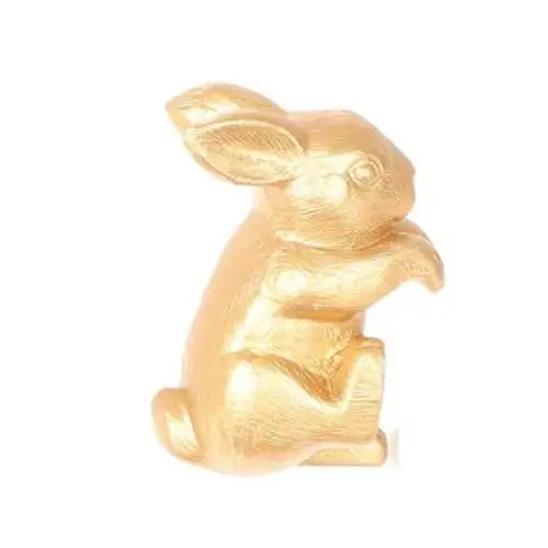 Osterhase Morsy gold D08cm H06cm