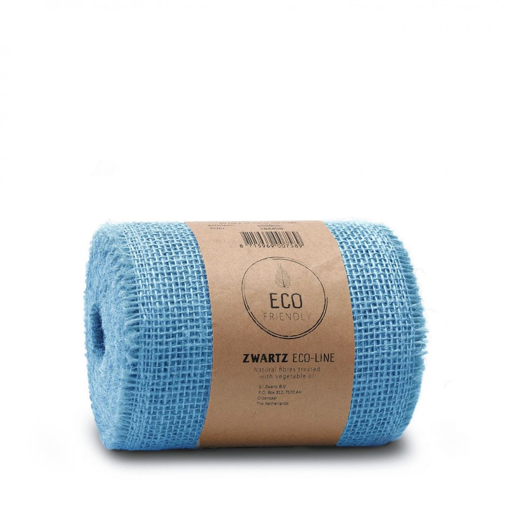 Band Jute blau 150mm 10m