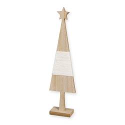 Baum Holz Seil weiss D08cm H35cm