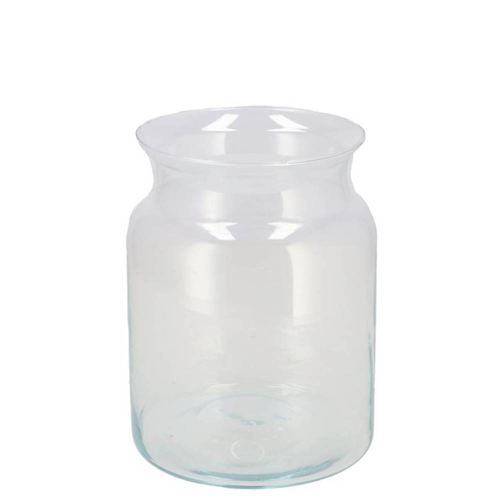 Glas Vase Milchkanne D12cm H12cm