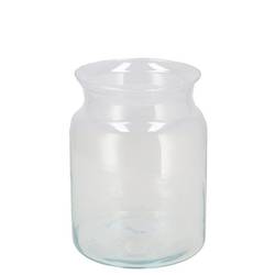 Glas Vase Milchkanne D12cm H12cm