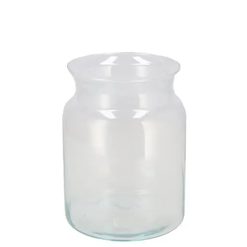 Glas Vase Milchkanne D12cm H12cm