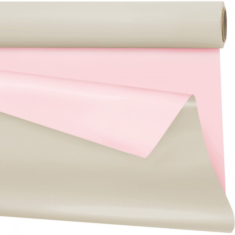 Folie Rolle 80cm Duo Matt Creme/rosa 40m