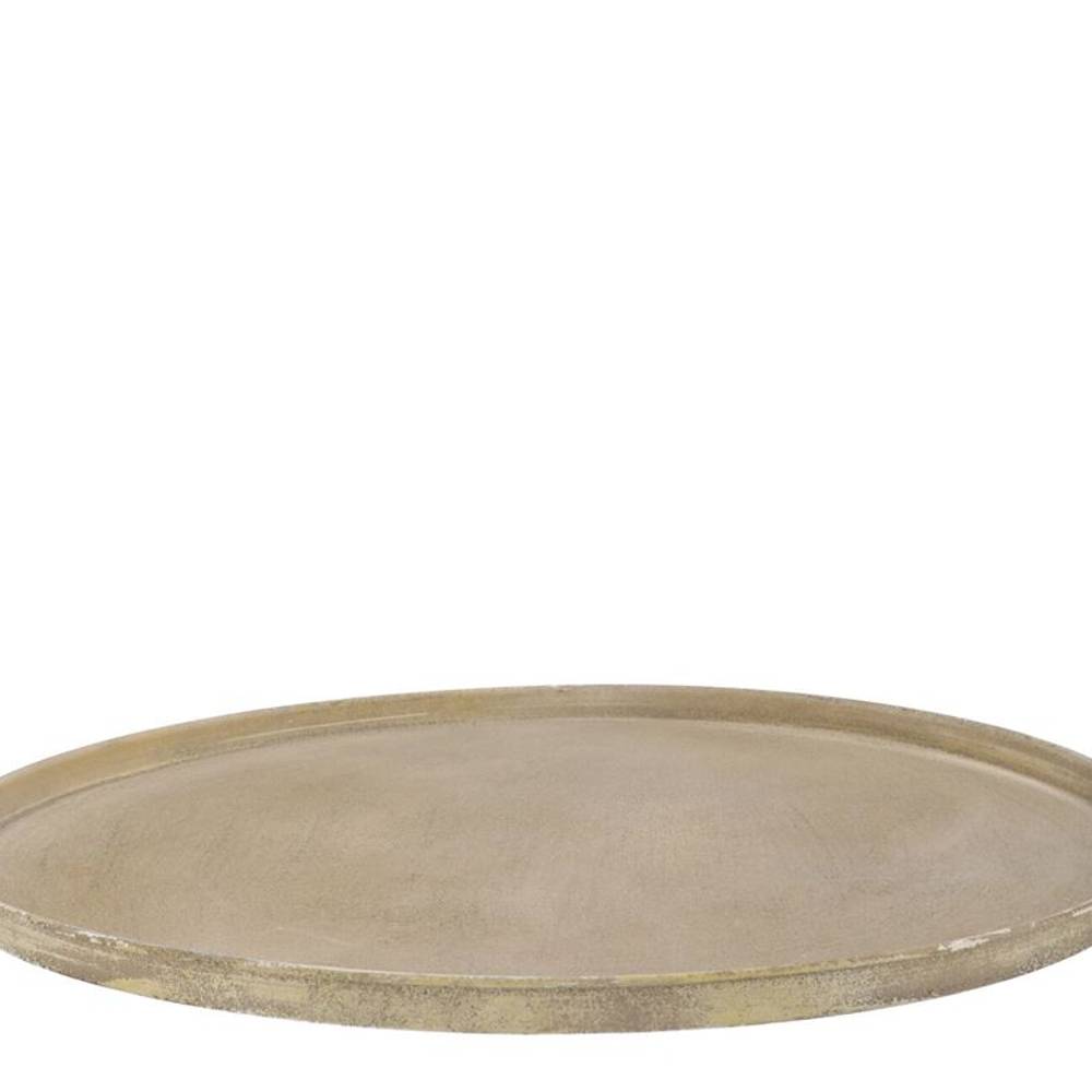 Zink Teller gold 46x02cm