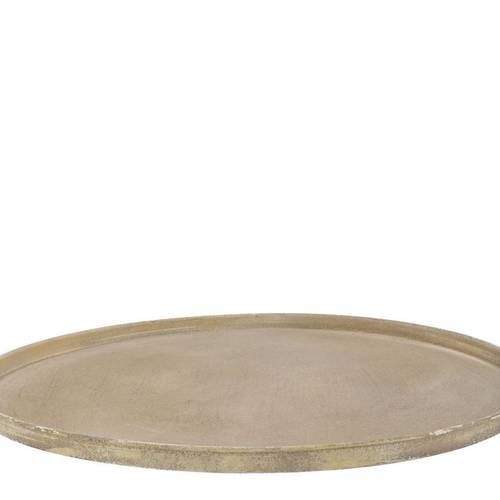 Zink Teller gold 46x02cm