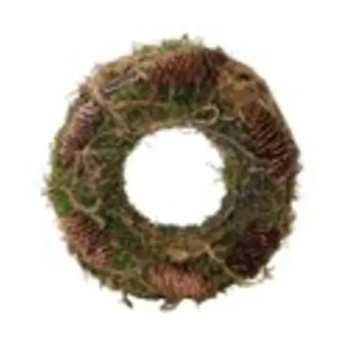 Kranz braun/dunkel grün PineCone D35cm
