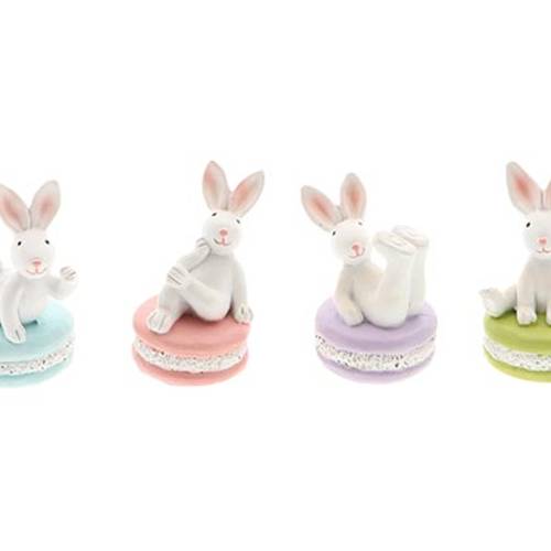 Osterhase auf Keks mix D04.5cm H08cm