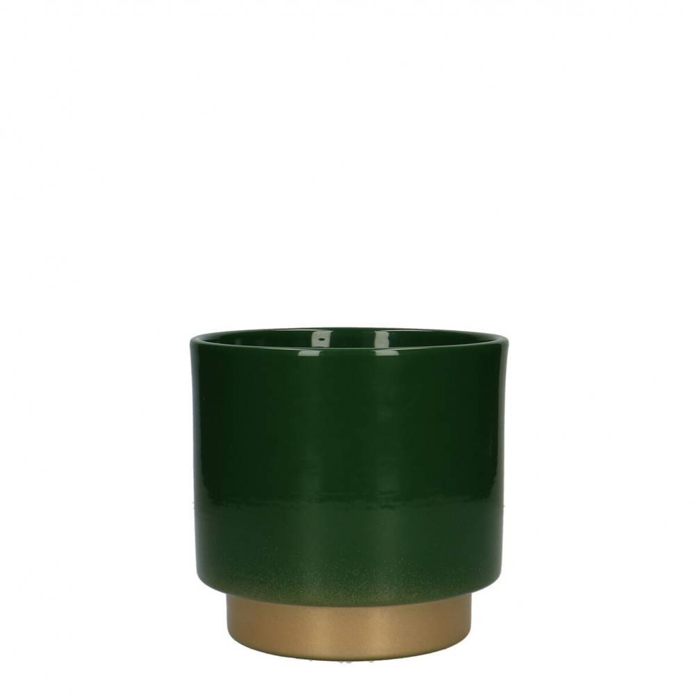 Keramik Topf Varedo grün D13cm H12.5cm