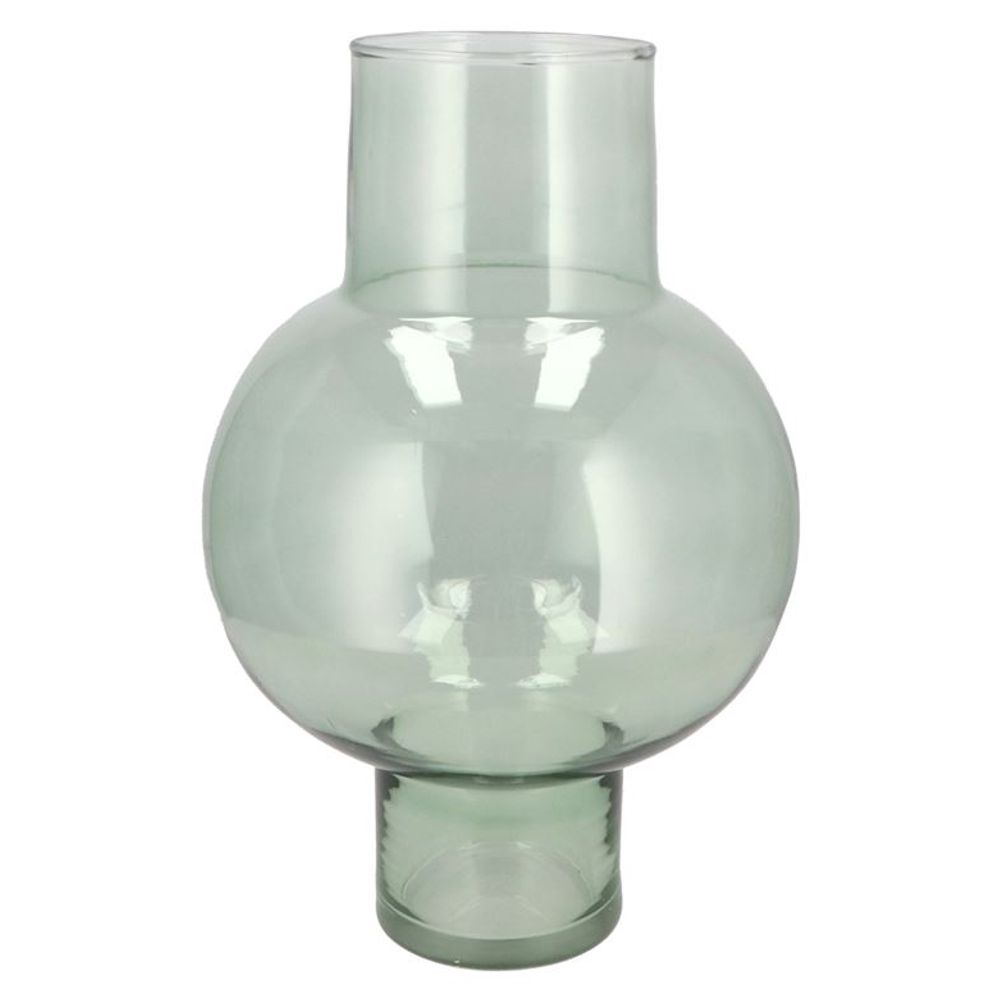 Glas Vase Mira Bulb grün D25x25x41cm
