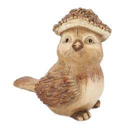 Deko Vogel Wonderland braun 29x19x30cm
