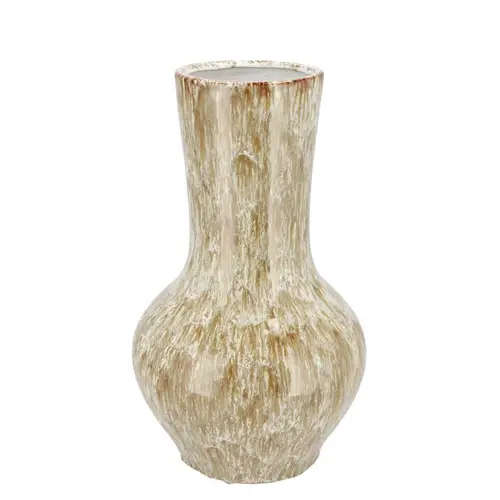Keramik Vase Monte creme 22x22x37cm