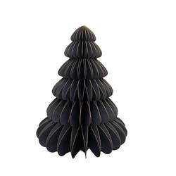 Deko Baum Papier rund blau H20cm faltbar