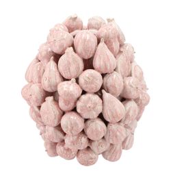 Keramik Vase Wald Früchte rosa D20cm H22cm