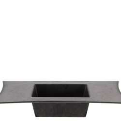 Melamine Schale rechteck grau 31x22x05cm