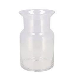 Glas Vase Milchkanne Mouthblown D40cm H19cm