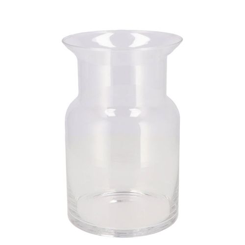 Glas Vase Milchkanne Mouthblown D40cm H19cm